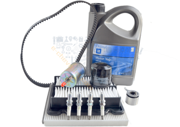 Chevrolet Aveo Bakım Seti 1.2 8V [Buji & Triger Seti] 2006-2008