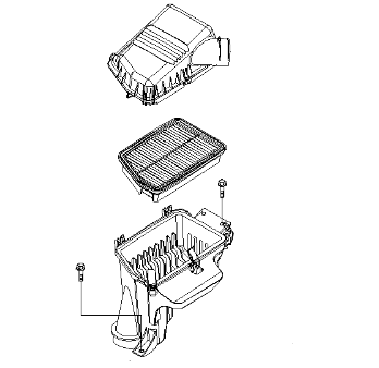Chevrolet Rezzo Hava Filtre Kutusu [Orijinal GM]