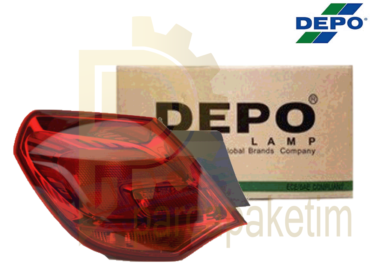 Opel Astra J Stop Dış Sol Hb Açık Kırmızı [DEPO]