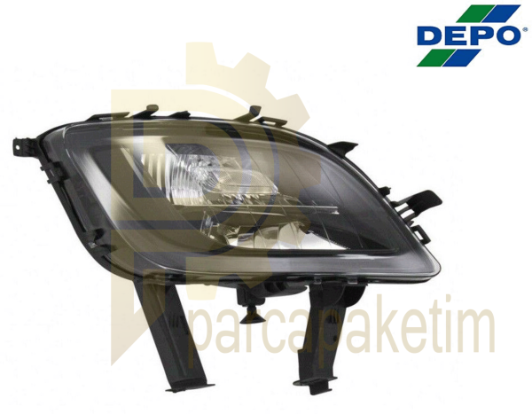 Opel Astra J Sis Farı Sağ Siyah [DEPO]