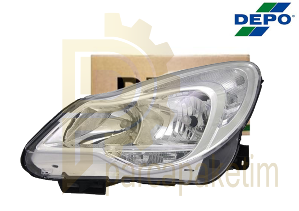 Opel Corsa D Far Sol Krom 2010-2014 [Makyajlı] [DEPO]