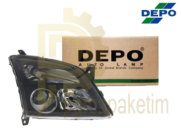 Opel Vectra C Far Sağ 2002-2005 Füme Xenonsuz [DEPO]