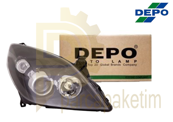 Opel Vectra C Far Sağ 2005-2008 Füme [DEPO]