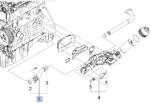 Chevrolet Trax Yağ Soğutucu Borusu 1.6 [Orijinal GM]
