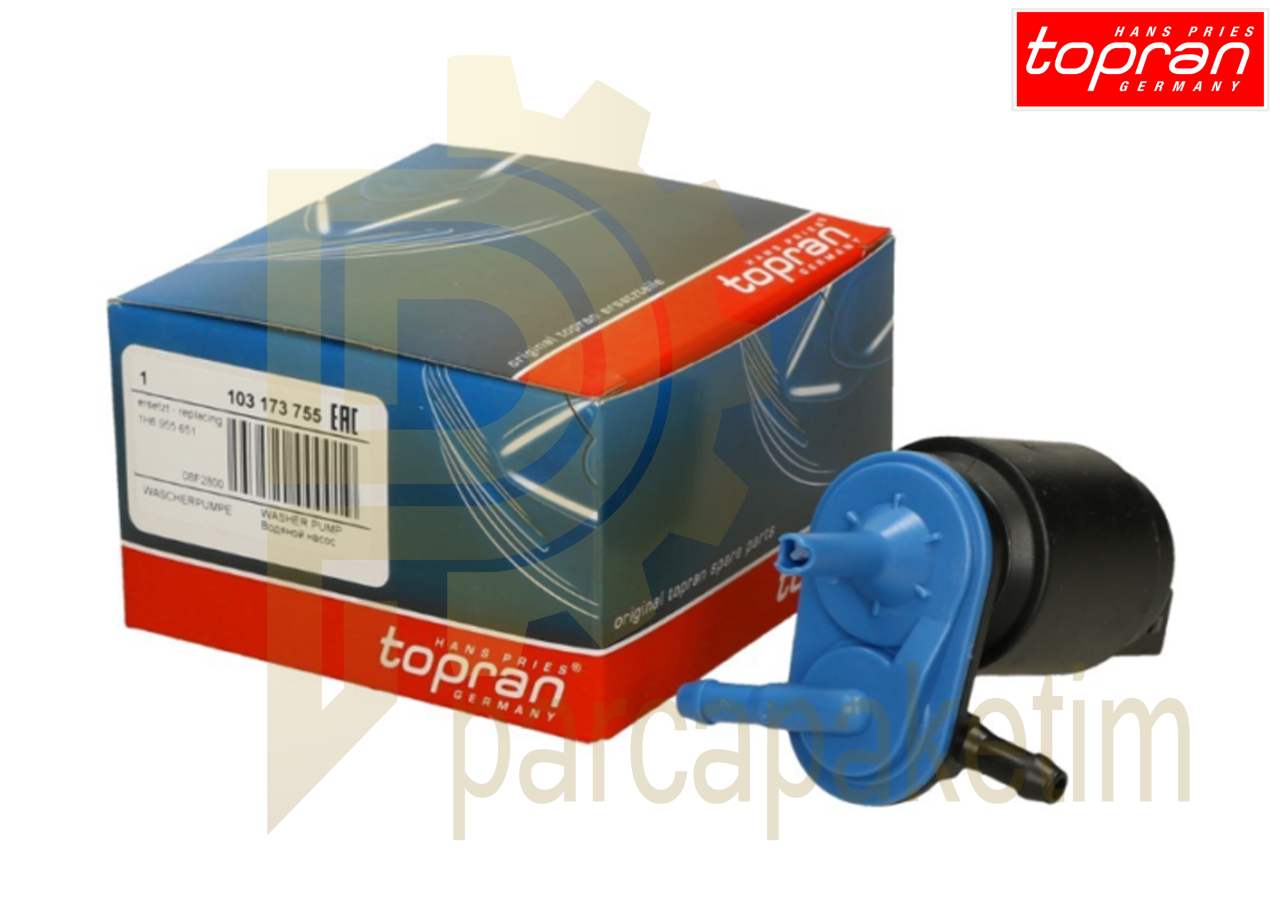 Opel Corsa B Ön Cam Su Fiskiye Pompası Motoru [Çift Çıkış] [TOPRAN]